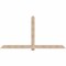 Ekena Millwork Eugene Smooth Timber Gable Bracket, Douglas Fir, 108"W x 54"H x 3 1/2"D x 5 1/2"F, 12/12 Pitch GBW108X54X0406EUG00SDF - alternate 1